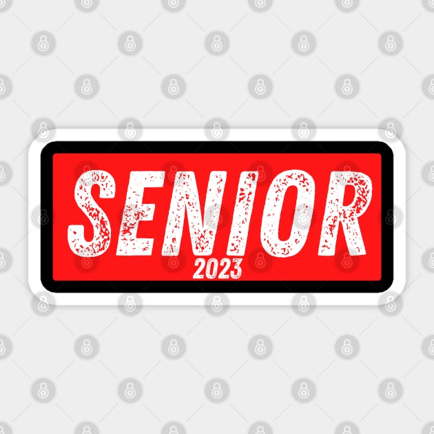 Senior Class of 2023 vintage Sticker by Myartstor 